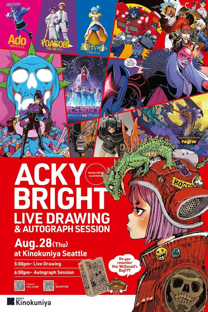 Live Drawing & Autograph Session with Acky Bright